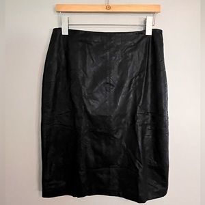 CHICO’S | 1 | Faux Quilted Leather SKIRT